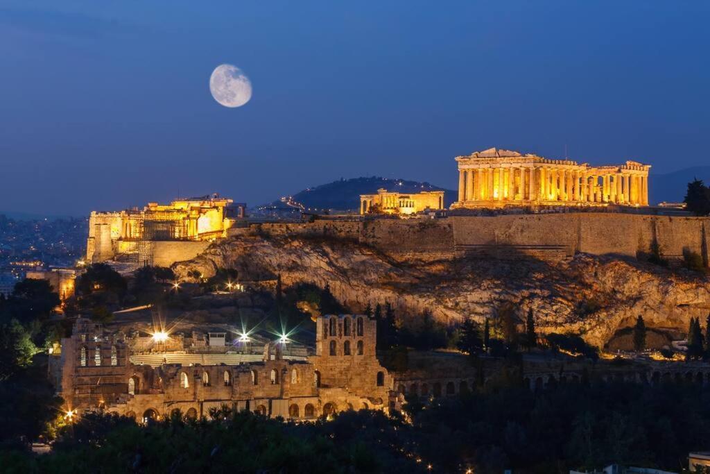 Boho Luxury 2 Bedroom Apartment, Acropolis Museum View Atenas Exterior foto